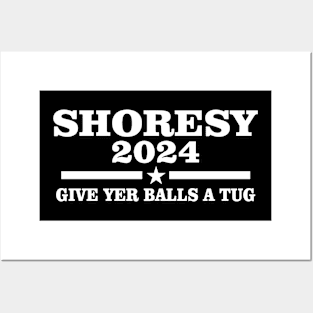 Funny Shoresy 2024 Give Your Balls A Tug Posters and Art